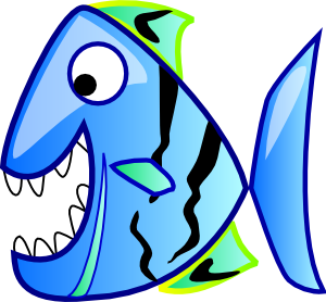 300x278 Blue Fish Clip Art Clipart Panda