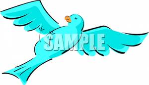 300x172 Jay Clipart Flying Blue