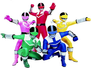 320x240 Digital Clipart Power Rangers