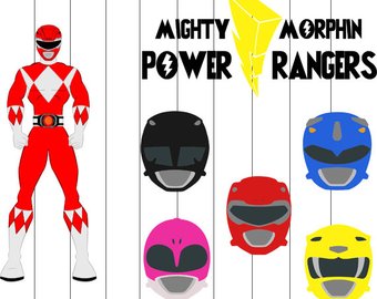 340x270 Power Rangers Svg Etsy