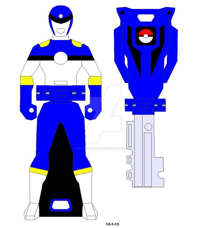 849x940 Ranger Key Pokeball Blue Rangertama Blue By Toaoflight3690