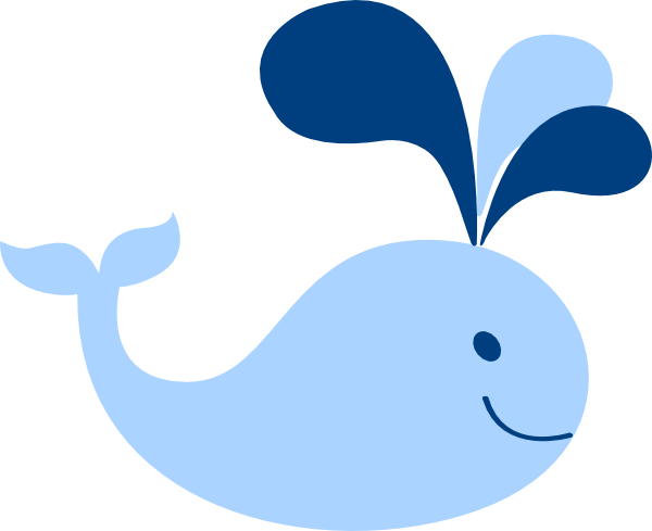 600x489 Baby Blue Whale Clip Art