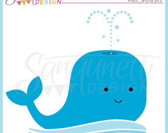340x270 Blue Whale, Fish, Orca, Digital Clip Art, Clipart