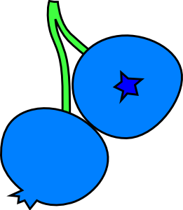 261x300 Blueberries Clip Art