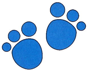 310x252 Blues Clues Paw Print