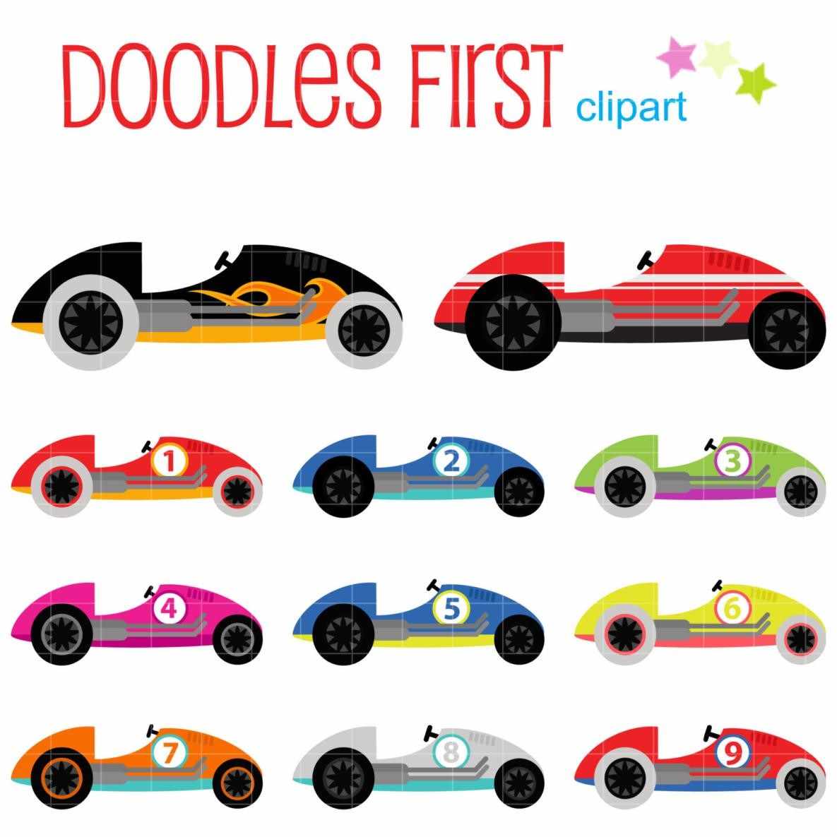 1185x1185 Race Cars Clip Art Carpic.club