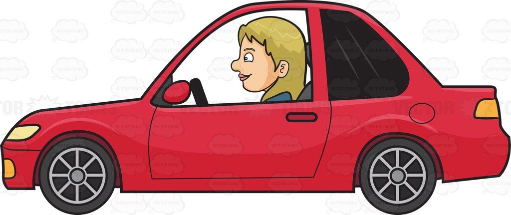 1024x431 A Woman Driving A Red Car