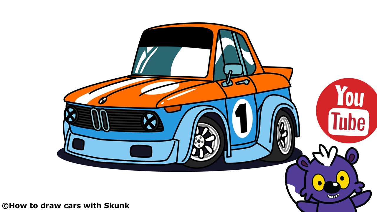 1280x720 Racing Car Cartoon Group