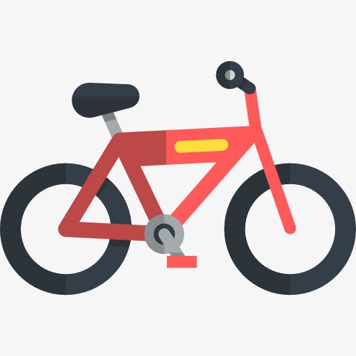 512x512 Red Bike, Bicycle, Work Out, Movement Png Image And Clipart