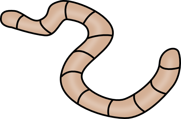 600x395 Brown Earth Worm Png, Svg Clip Art For Web