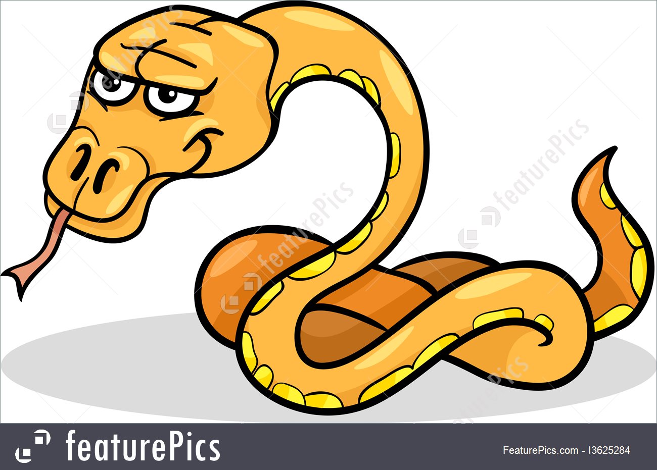 1300x931 Snake Reptile Cartoon Illustration