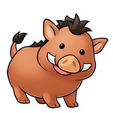 220x220 Boar Clipart Warthog
