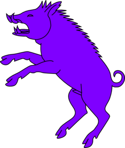 255x300 Boar Purple Clip Art Logo Clip Art And Logos
