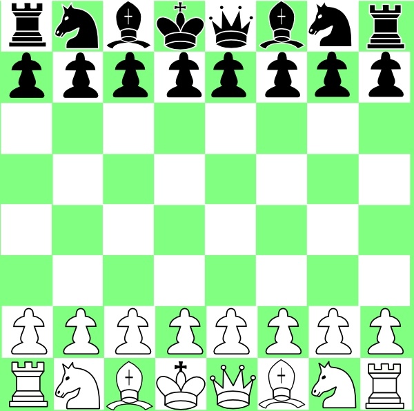 600x596 Chess Game Clipart
