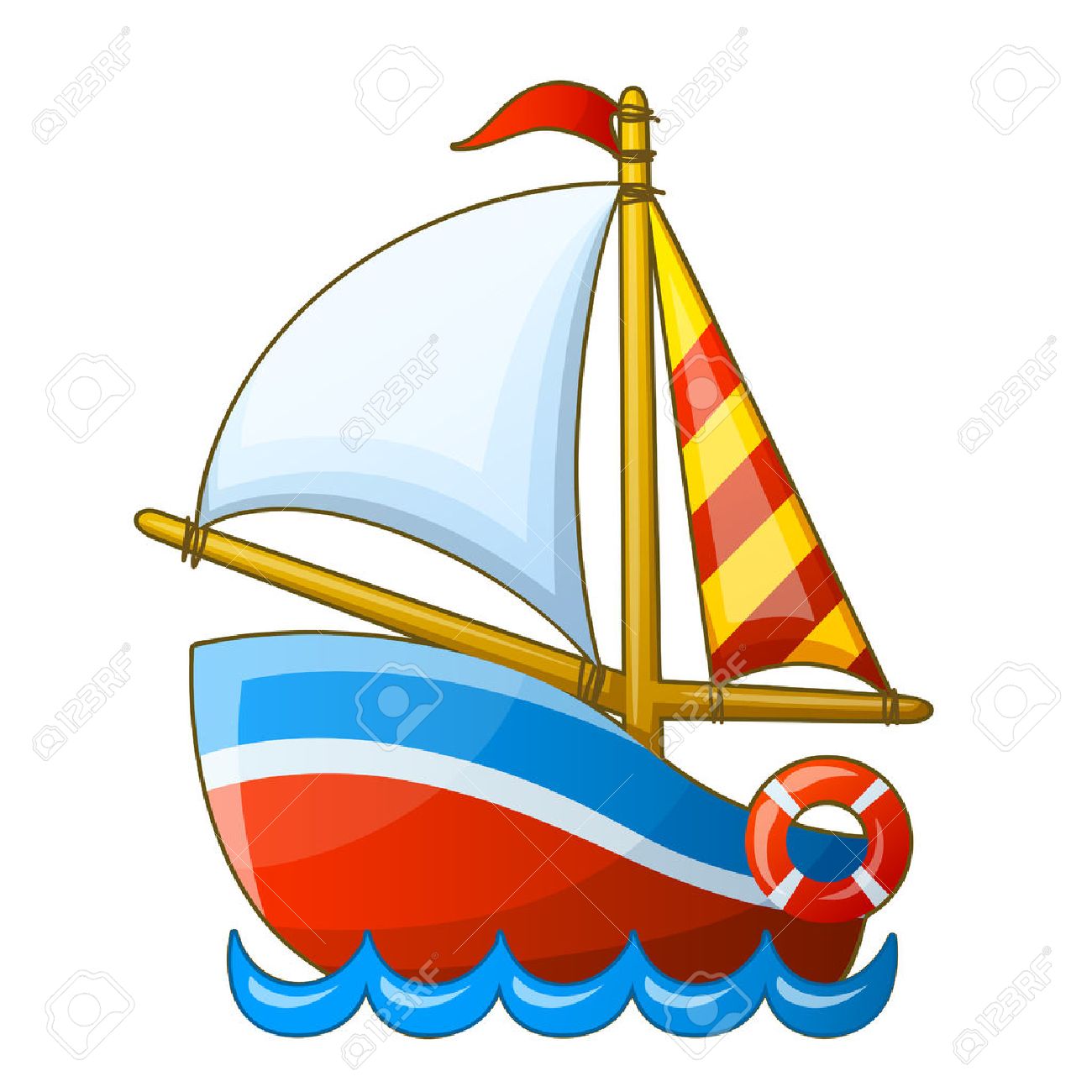 1300x1300 Cartoon Boat Group