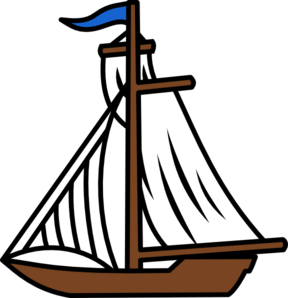 288x298 Sail Boat Clip Art
