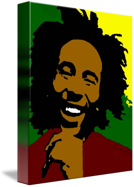 467x650 Bob Marley Shadow Color By Paul Van Scott