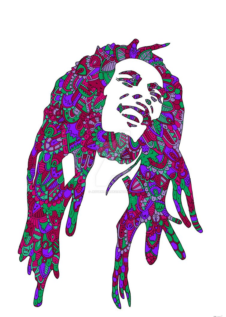 754x1059 Bob Marley By Jevgenijabi