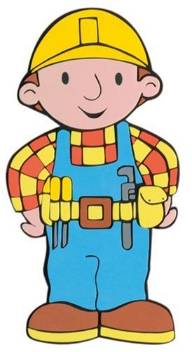 274x500 Leisurebrands Decofun, Bob The Builder Wall Art, Foam Sticker