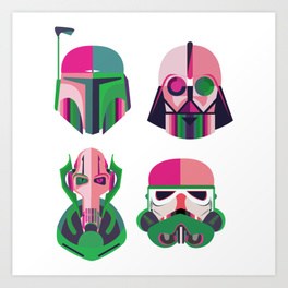 264x264 Boba Fett Art Prints Society6