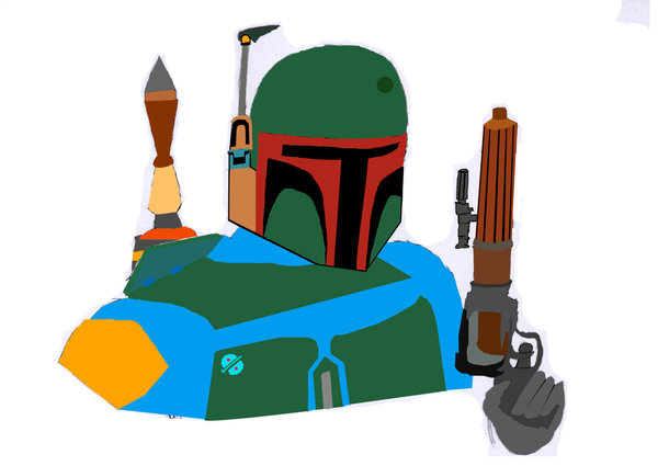 600x425 Boba Fett Cartoon By Phxsuns710