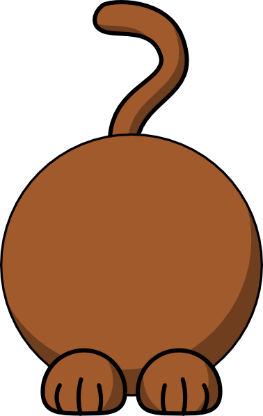 378x598 Cat Body Clip Art