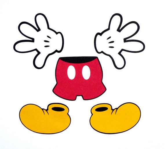 570x517 67 Awesome Mickey Mouse Body Parts Clipart Eli's 1st
