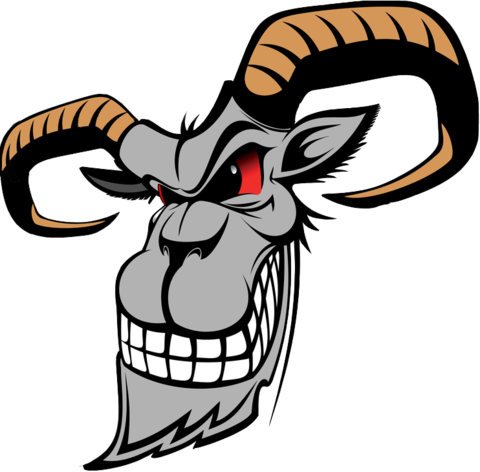 480x472 Mean Goat Clipart