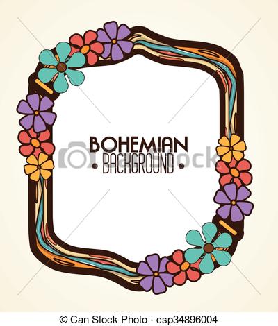 400x470 Bohemian Bacground Design Bohemian Bacground Design, Vector
