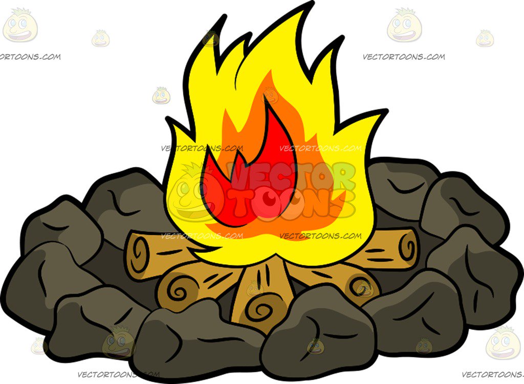 1024x751 Luxury Inspiration Campfire Cartoon Clipart Vector Toons Images