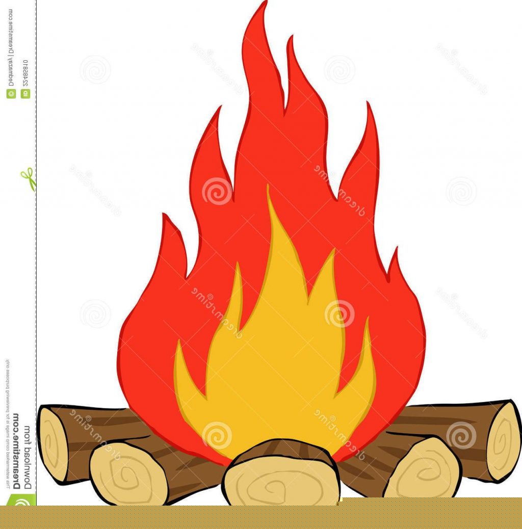 1024x1038 Best Beach Bonfire Clipart Image