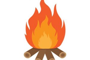 300x200 Bonfire Clipart