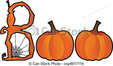 450x264 Halloween Boo Text Created From A Spiderweb B And Two Eps