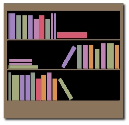 253x245 Clipart Bookshelf