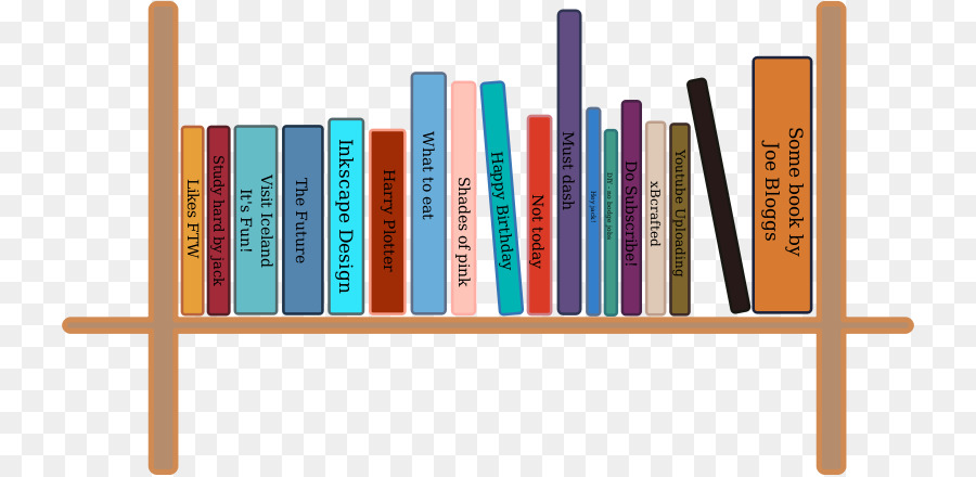 900x440 Shelf Bookcase Clip Art