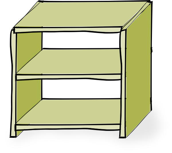 600x533 Shelves Clip Art