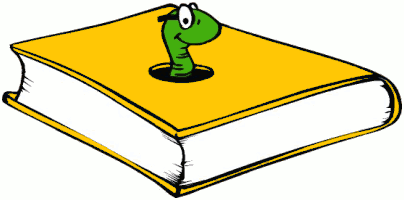 404x200 Image Of Bookworm Clipart