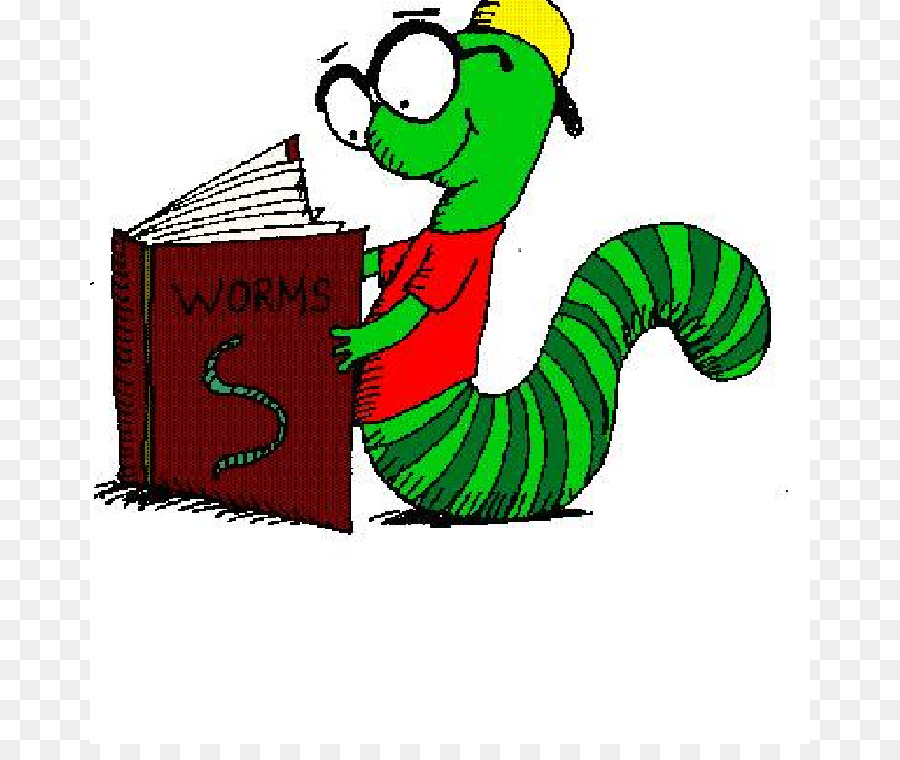 900x760 Bookworm Clip Art