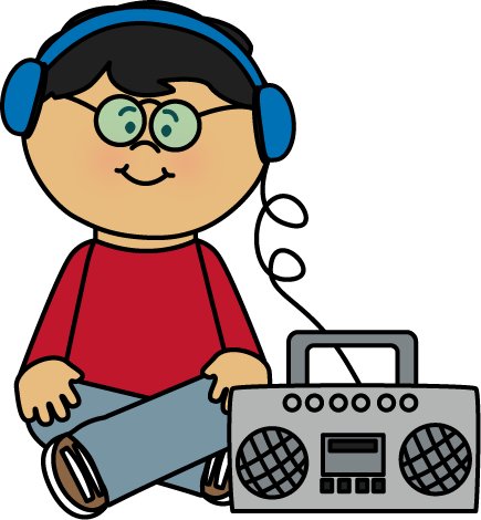 435x470 Kid Listening To Boombox Clipart Music Clipart