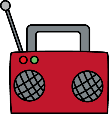 363x379 Ideal Boombox Clip Art Radio