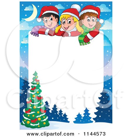 450x470 Christmas Tree Clip Art Borders Happy Holidays!