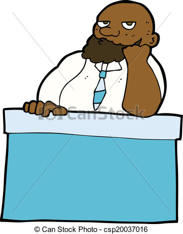 367x470 Cartoon Bored Man