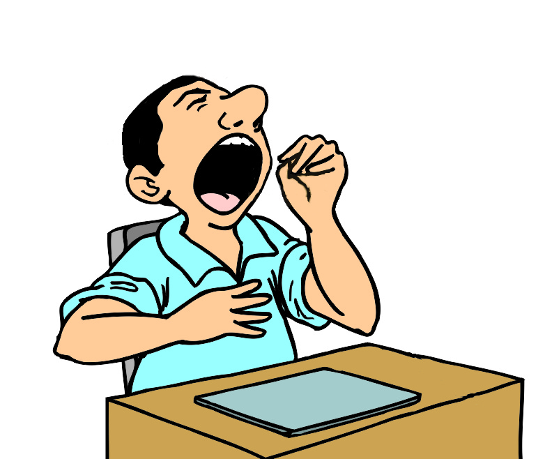 782x658 Yawn Clipart Bored Person