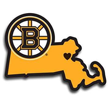 355x355 Nhl Boston Bruins Home State Decal Sports Amp Outdoors