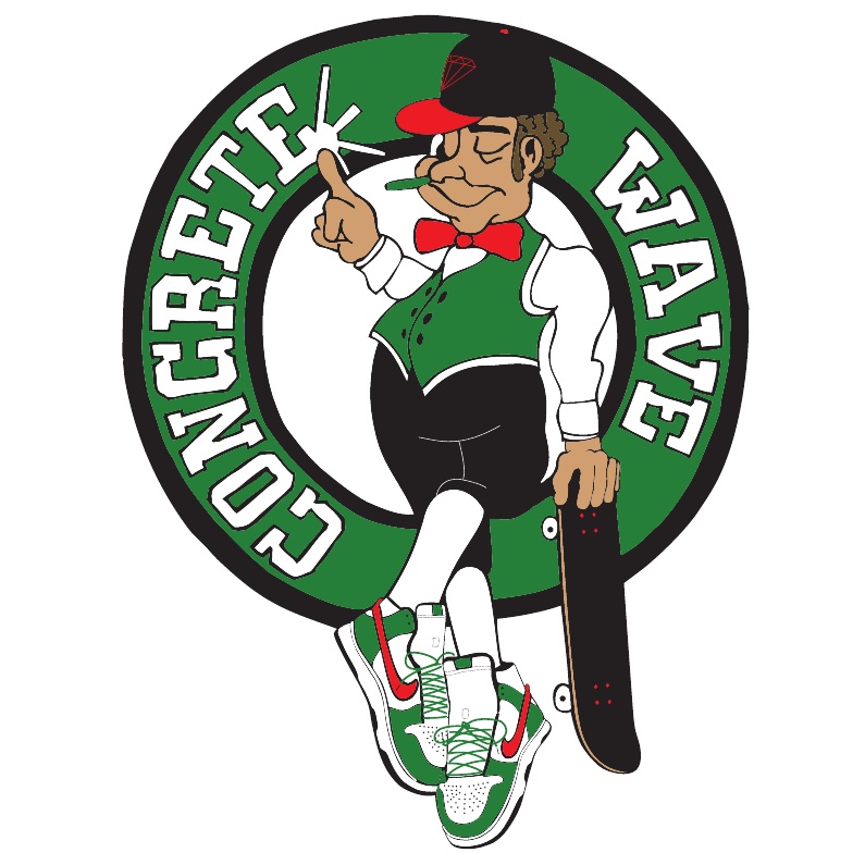 795x795 Concrete Wave Boston Celtics Logo