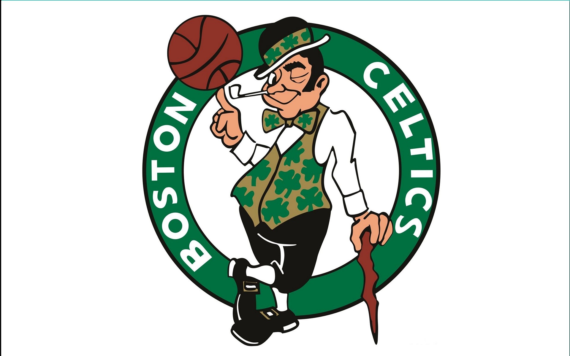 1920x1200 Nba Basketball Boston Celtics Logo White Background 1920x1200 Wide