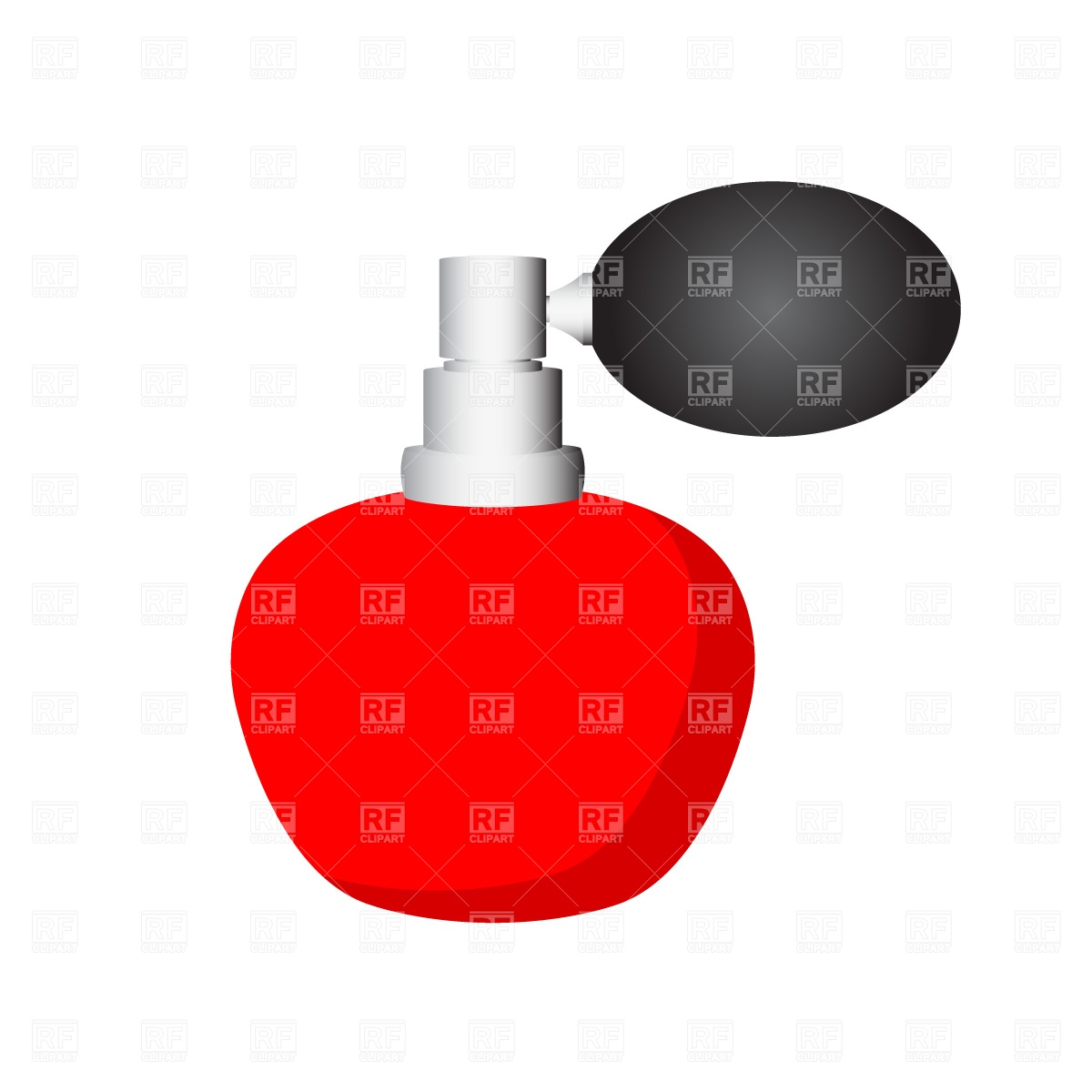 1200x1200 Red Perfume Bottle Free Download Vector Clip Art Image