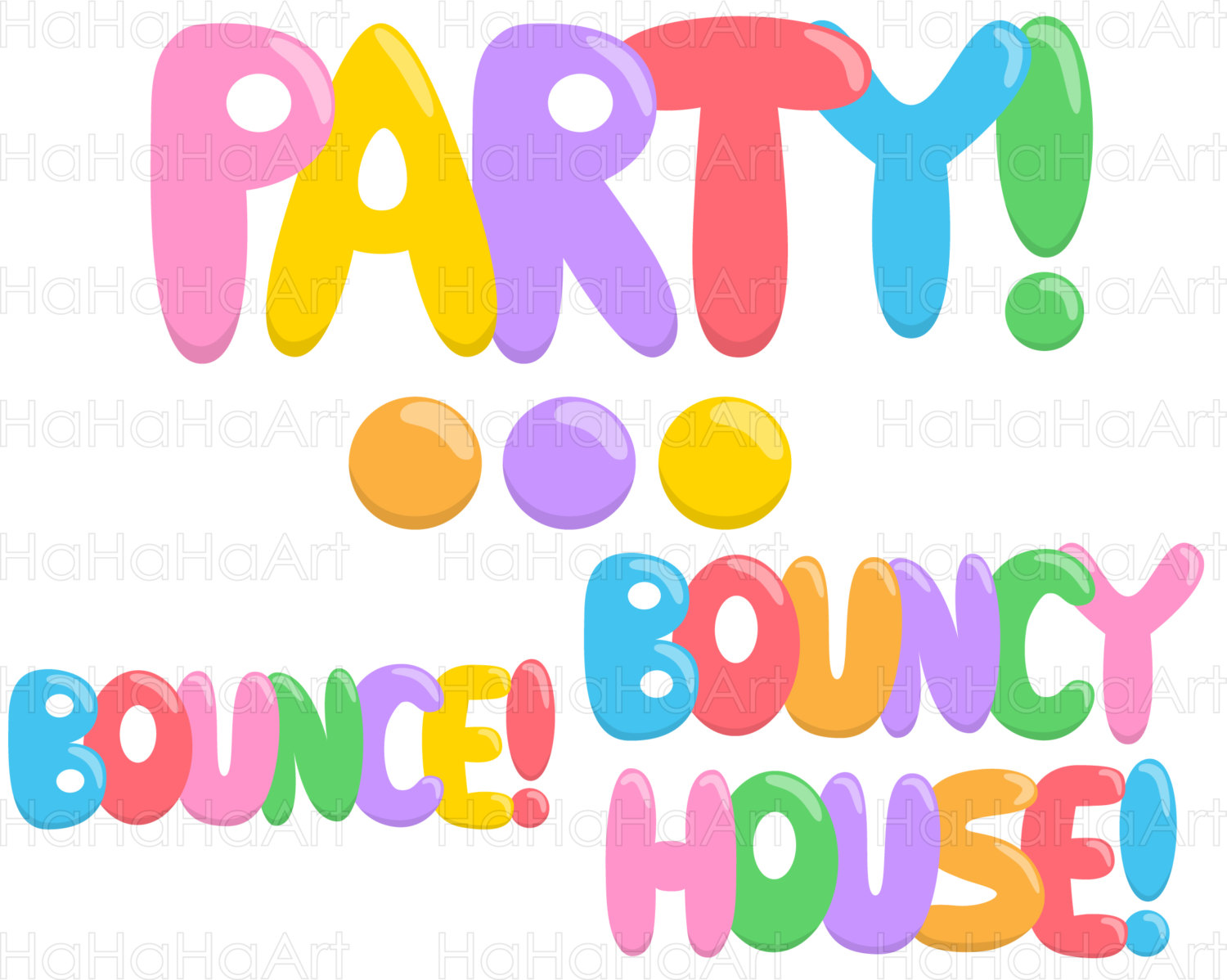 1500x1198 Simple Bounce House Party