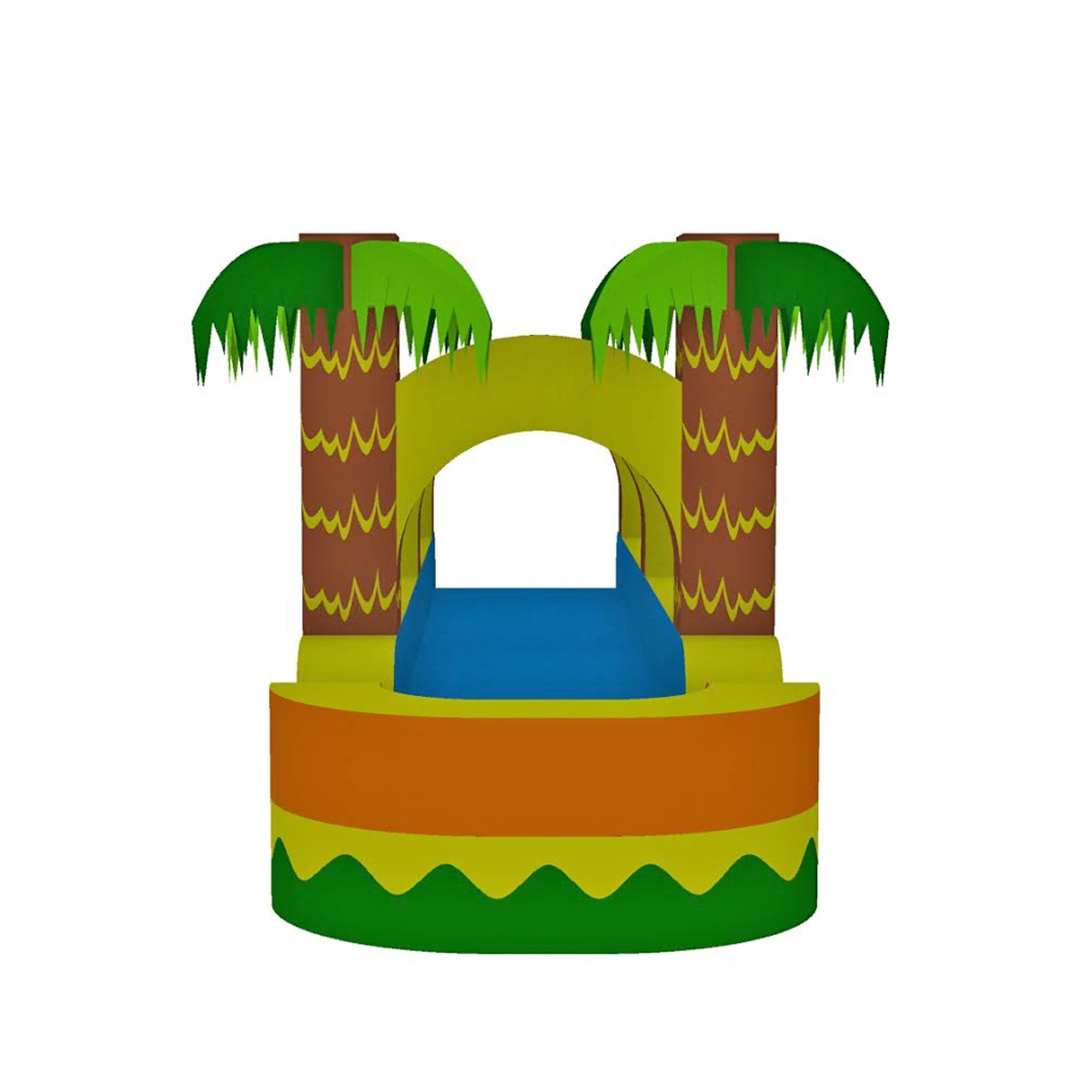 1200x1200 Clip Art Of Slip And Slide