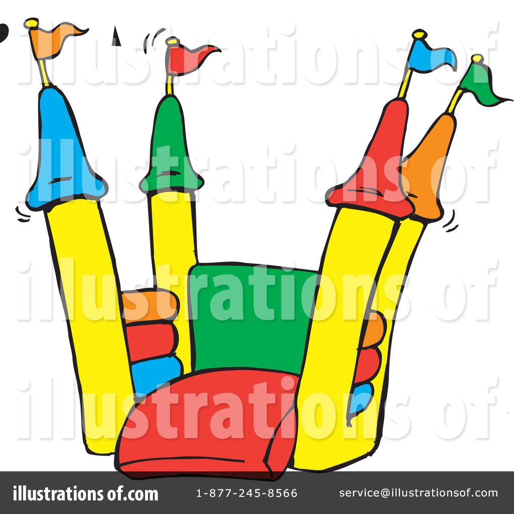 1024x1024 Bounce House Clipart